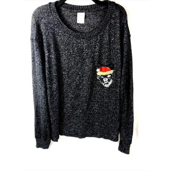 Christmas Sweater Women’s Stars And Above Size Large Bulldog Mom - Picture 6 of 7